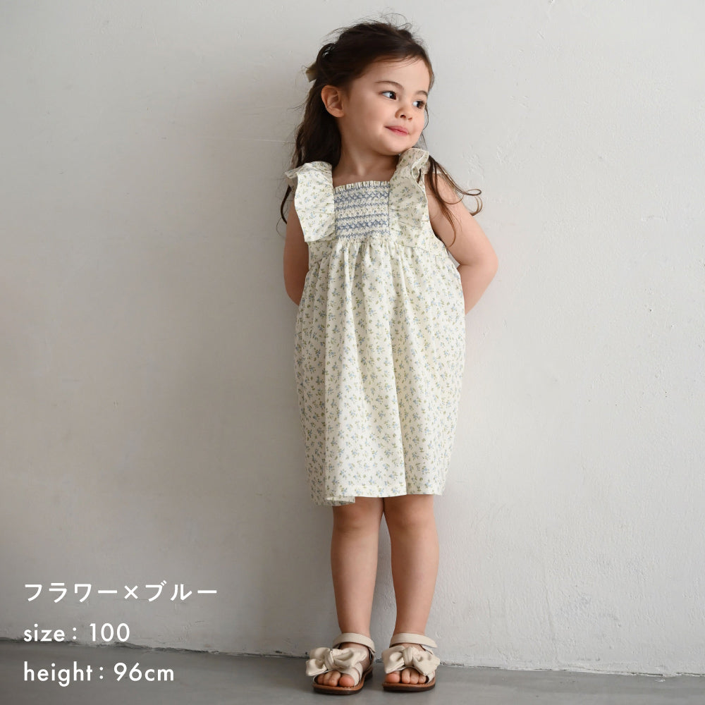 スモッキング ワンピース