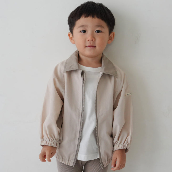 ステンカラー ジップアップ ジャケット