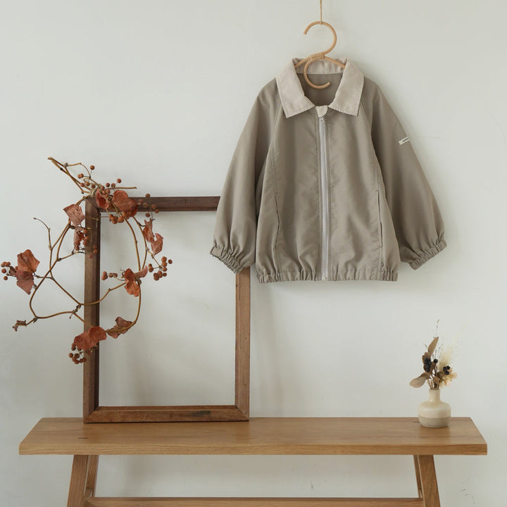 ステンカラー ジップアップ ジャケット