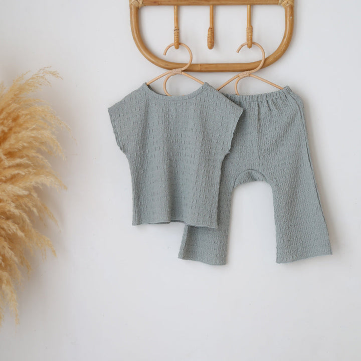 セットアップ ノースリーブ パンツ 楊柳