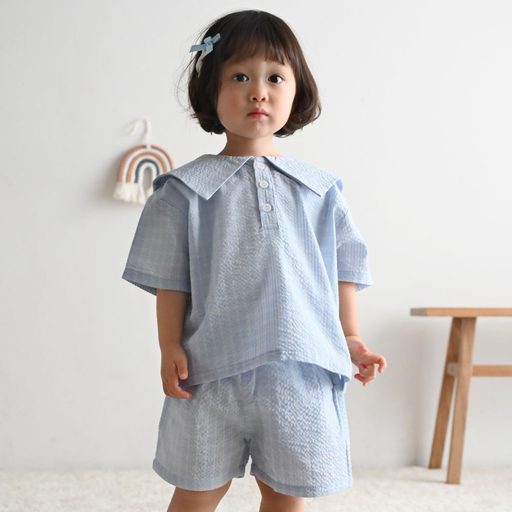 セットアップ セーラーカラー 半袖 シャツ ショートパンツ – PUPPAPUPO