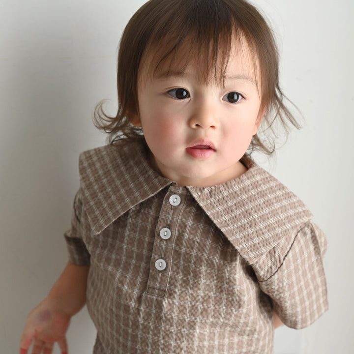 セットアップ セーラーカラー 半袖 シャツ ショートパンツ