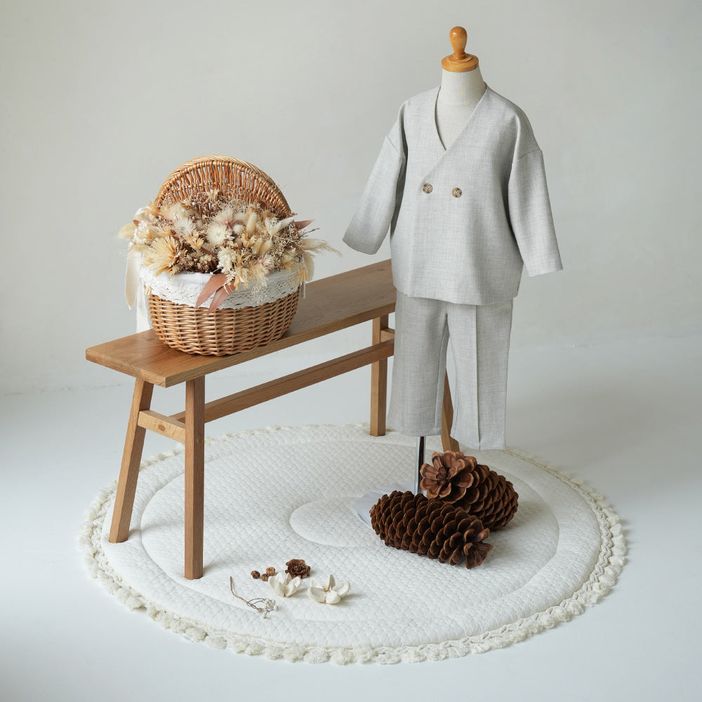 セットアップ ノーカラージャケット