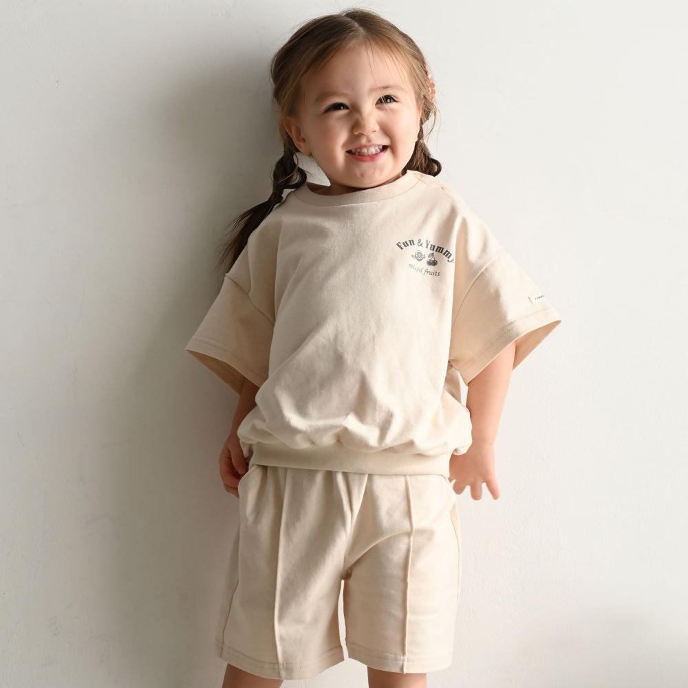 セットアップ 半袖 Tシャツ ショートパンツ ライトスウェット