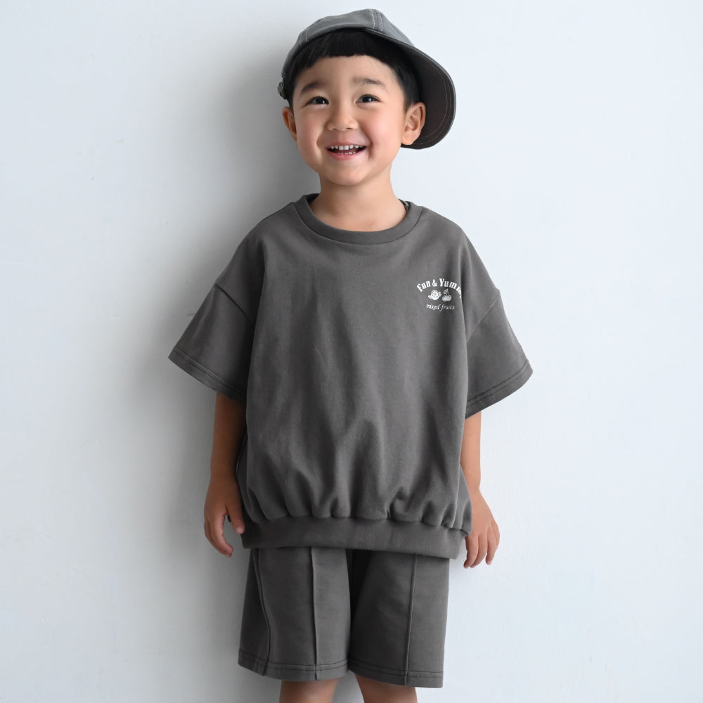 セットアップ 半袖 Tシャツ ショートパンツ ライトスウェット