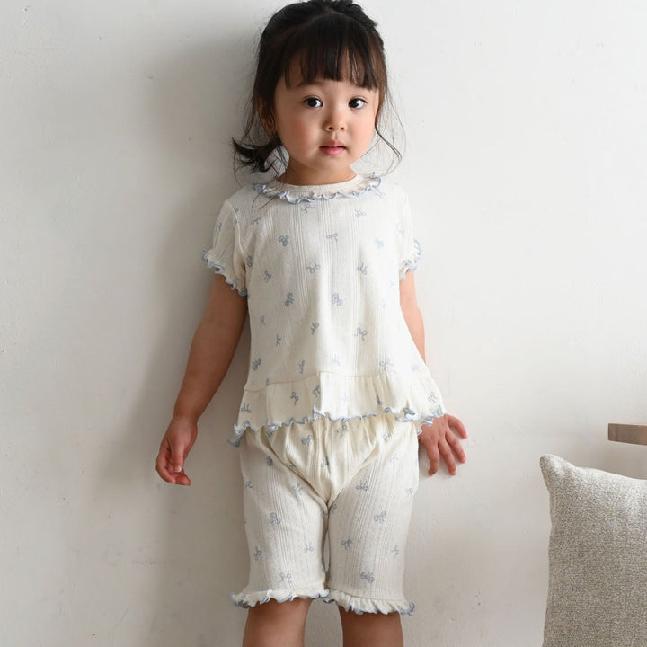 ベビー 半袖 パジャマ 針抜き