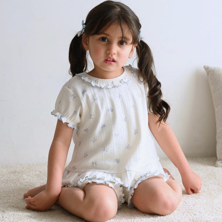 ベビー 半袖 パジャマ 針抜き