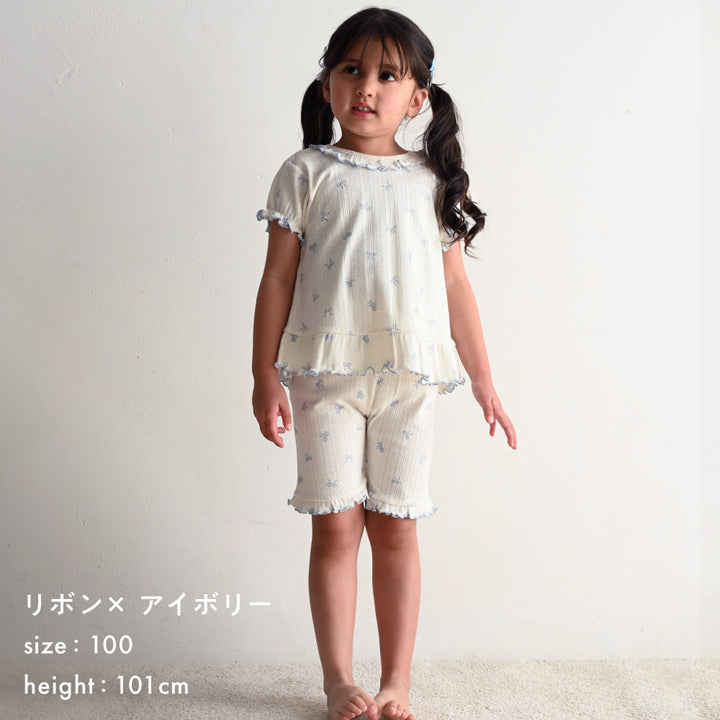 ベビー 半袖 パジャマ 針抜き