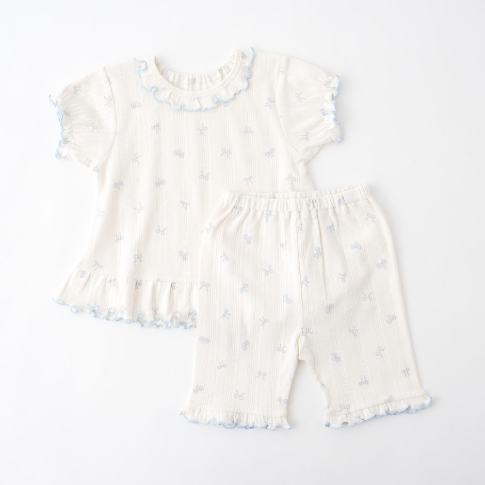 ベビー 半袖 パジャマ 針抜き