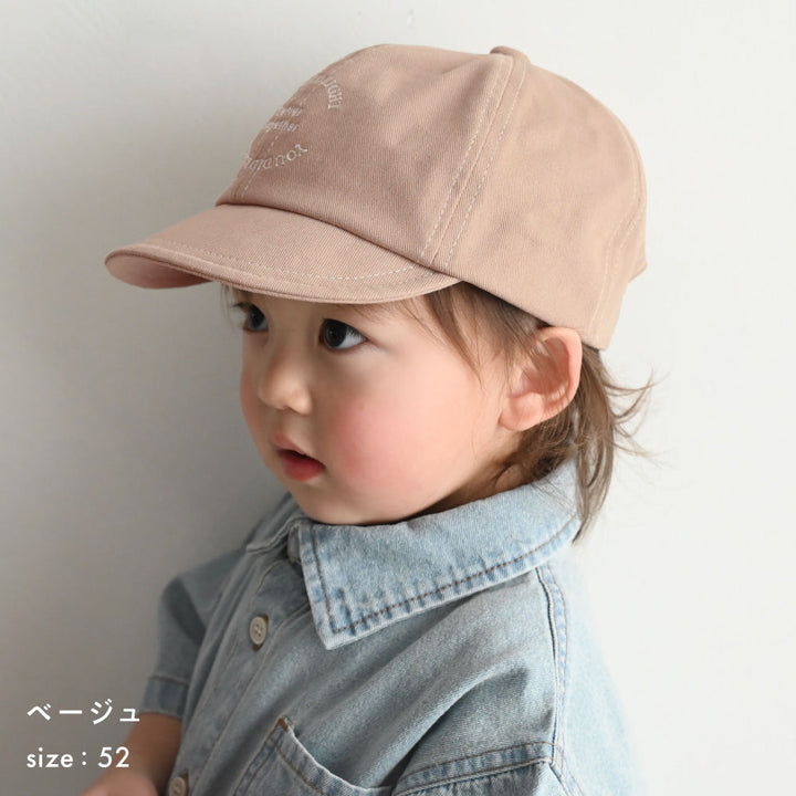 刺繍入り キャップ