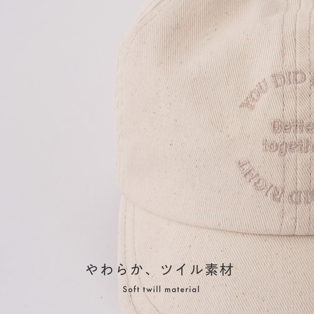刺繍入り キャップ