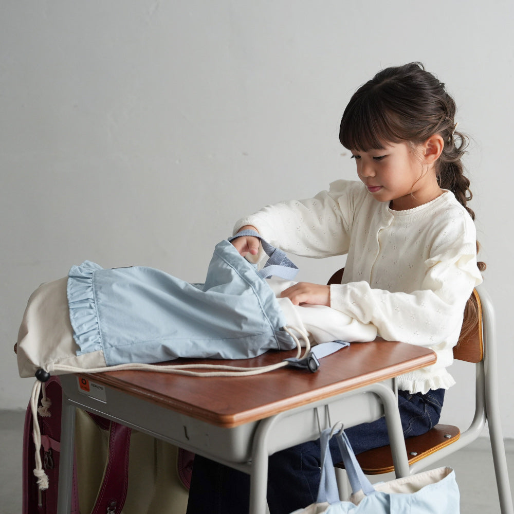 【撥水】 ランドセルの上から背負える ナップサック