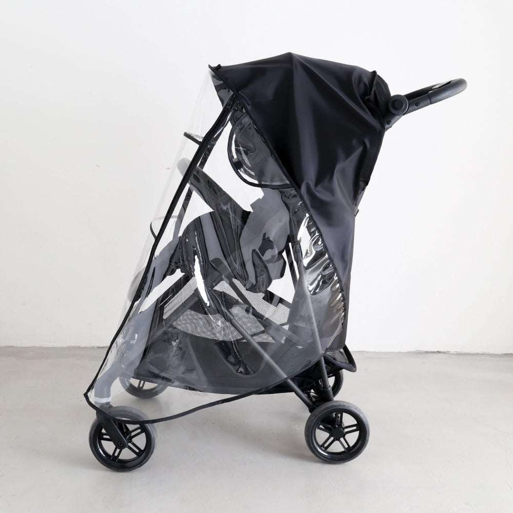 ベビーカー用 レインカバー 収納ポーチ付き