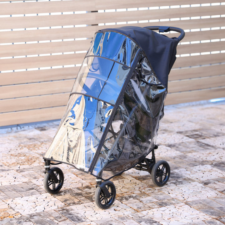 ベビーカー用 レインカバー 収納ポーチ付き