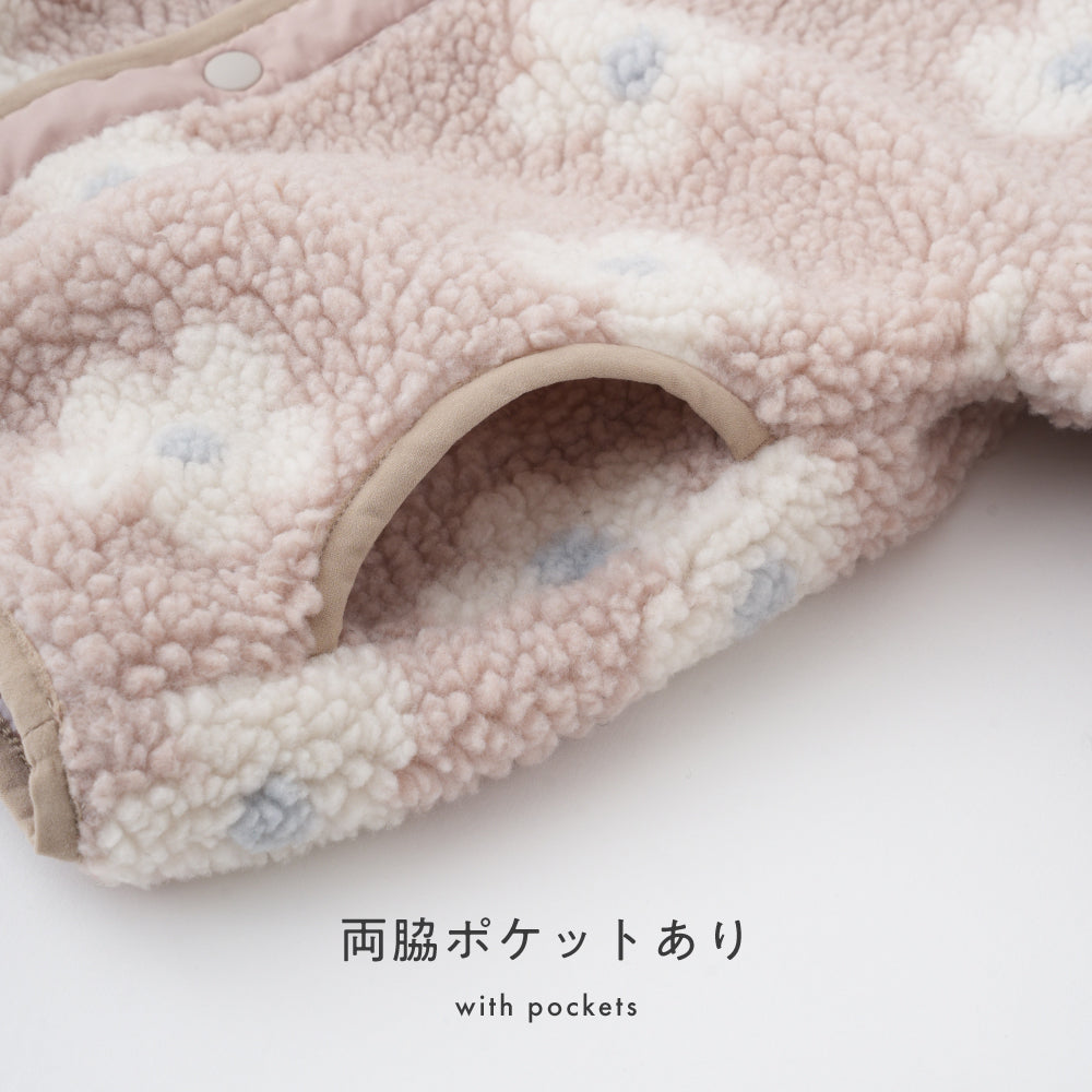 ジャガード ボア ジャケット