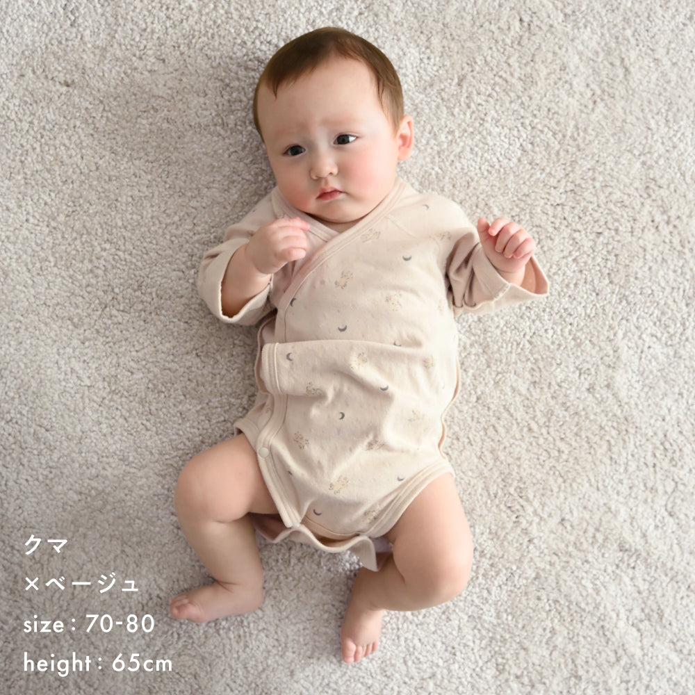 肌着 あったか 長袖 ロンパース 3枚セット
