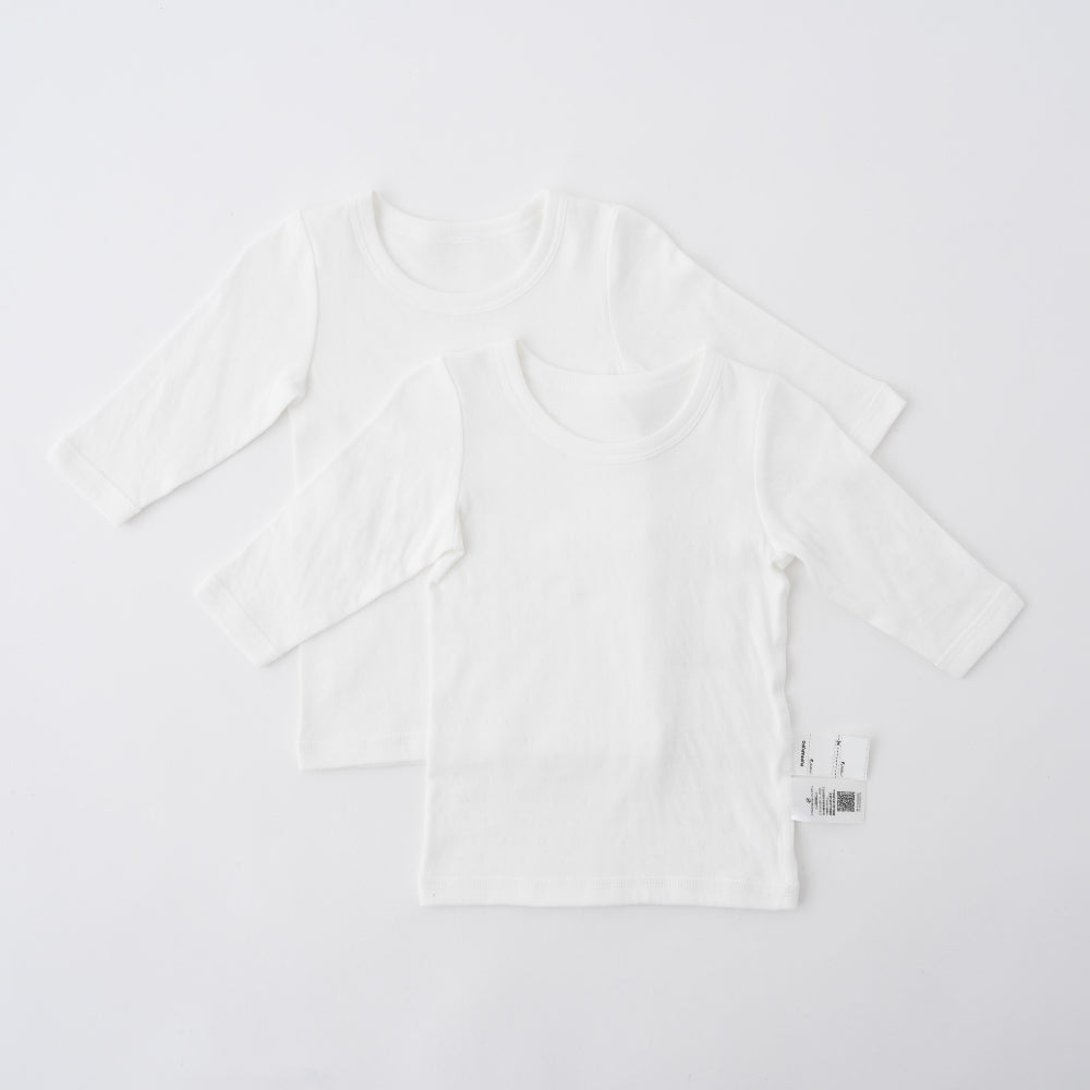 肌着 あったか 長袖 Tシャツ 2枚セット
