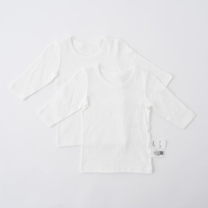 肌着 あったか 長袖 Tシャツ 2枚セット