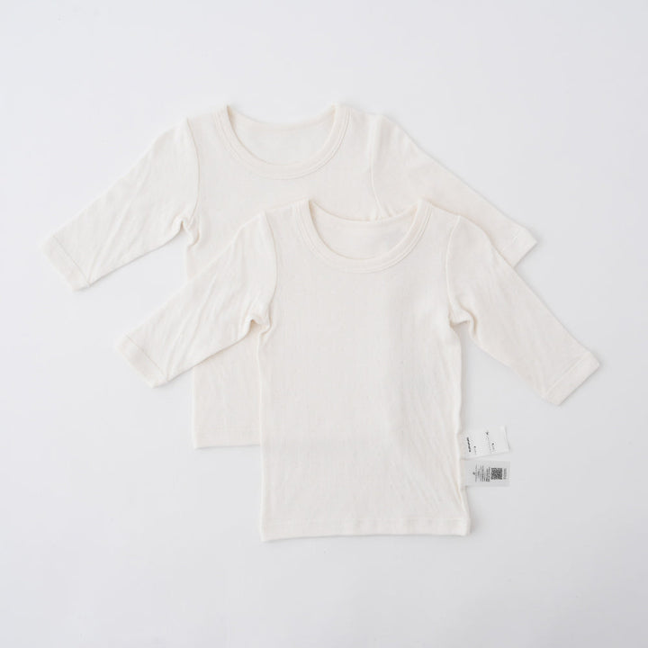 肌着 あったか 長袖 Tシャツ 2枚セット