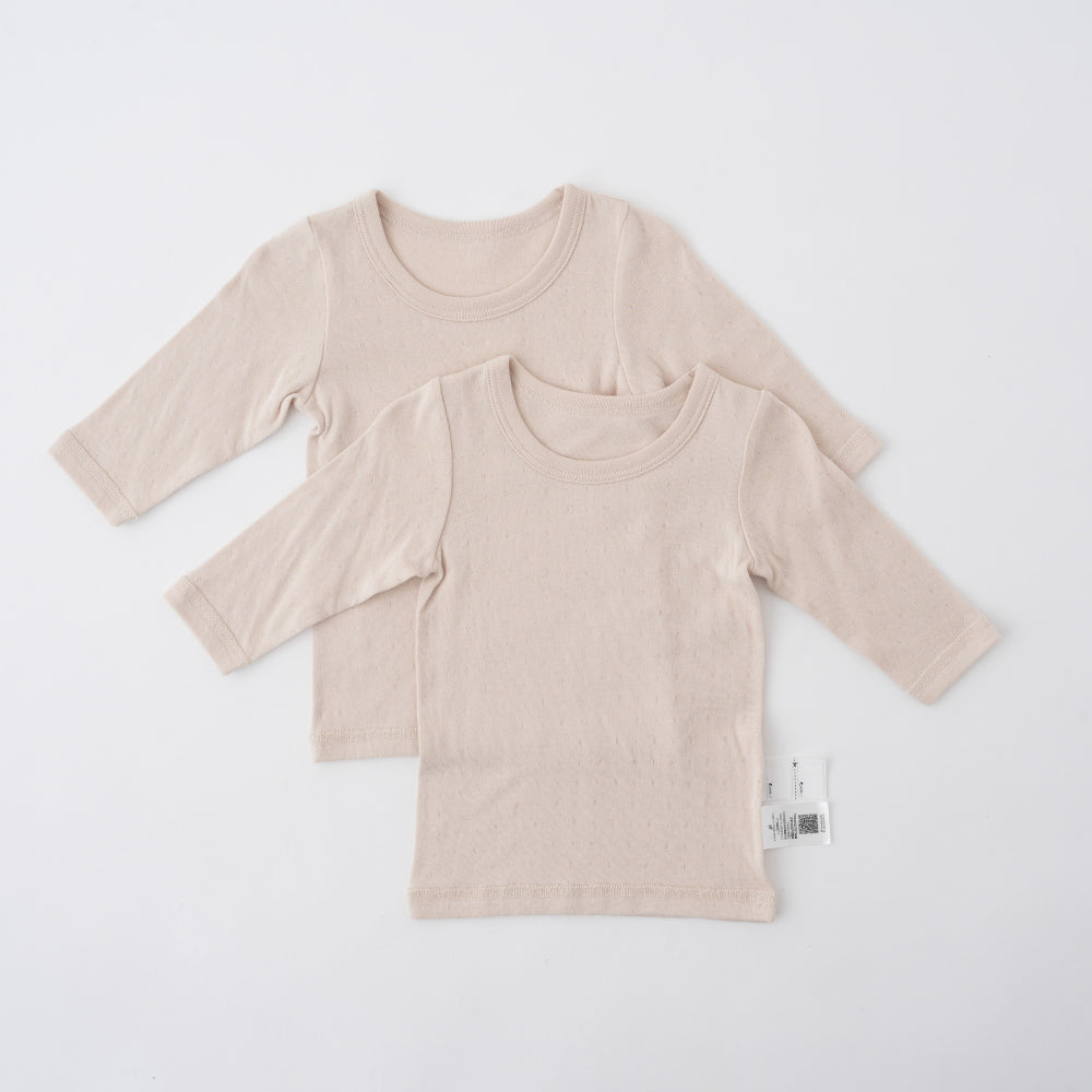 肌着 あったか 長袖 Tシャツ 2枚セット