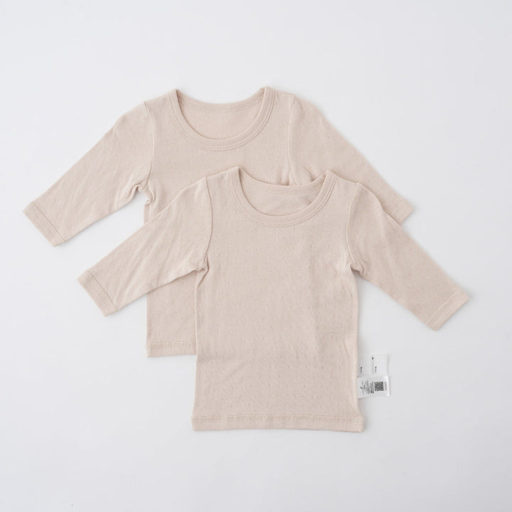 肌着 あったか 長袖 Tシャツ 2枚セット
