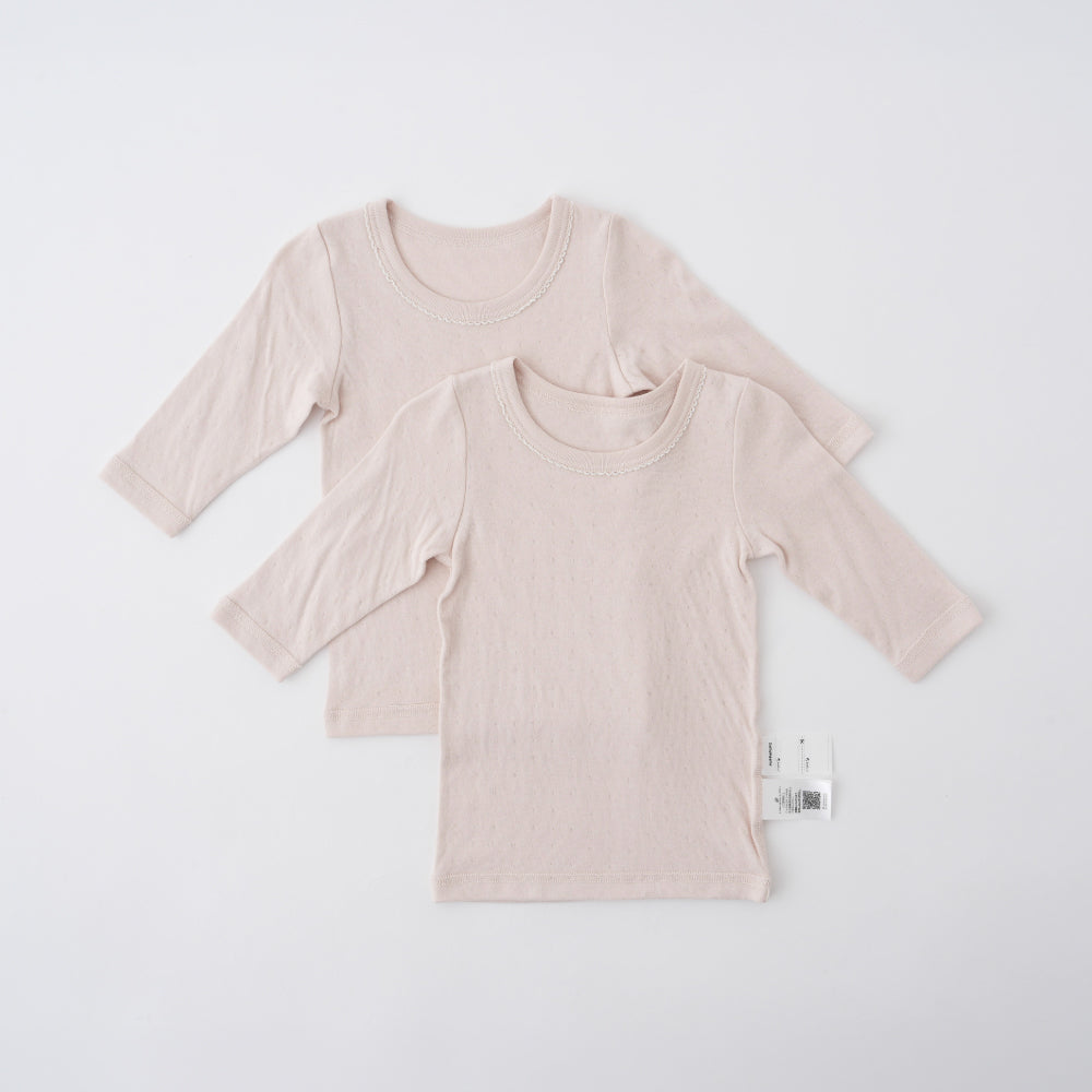 肌着 あったか 長袖 Tシャツ 2枚セット
