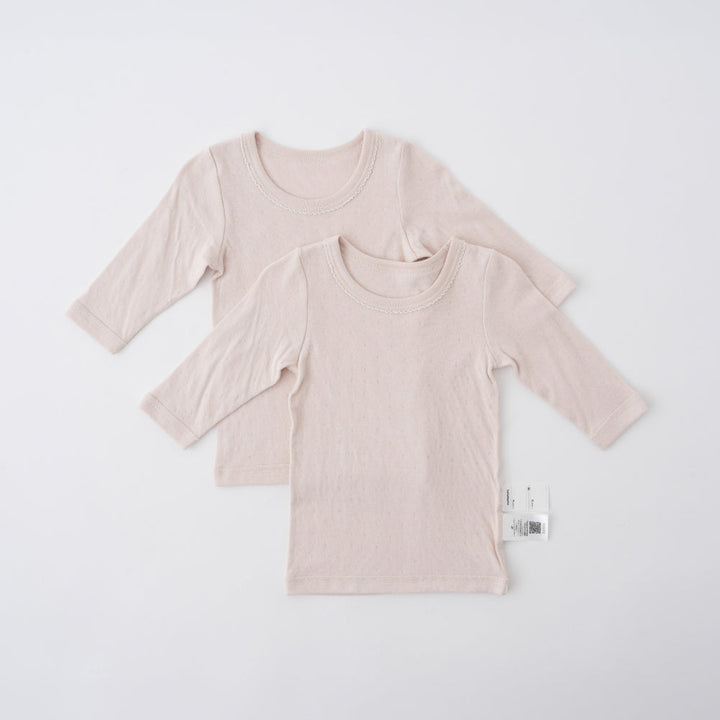 肌着 あったか 長袖 Tシャツ 2枚セット