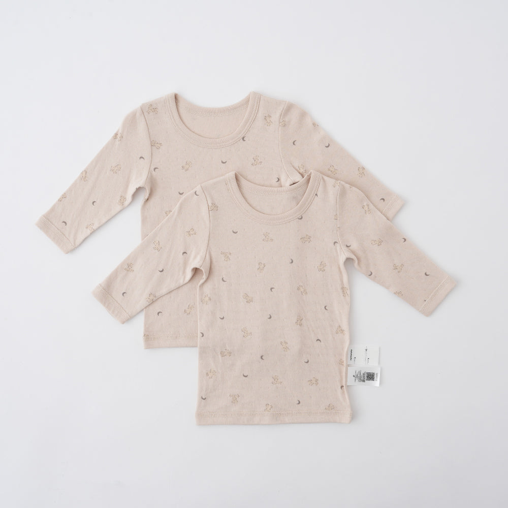 肌着 あったか 長袖 Tシャツ 2枚セット