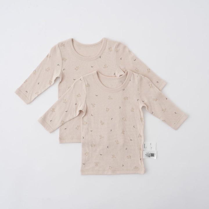 肌着 あったか 長袖 Tシャツ 2枚セット