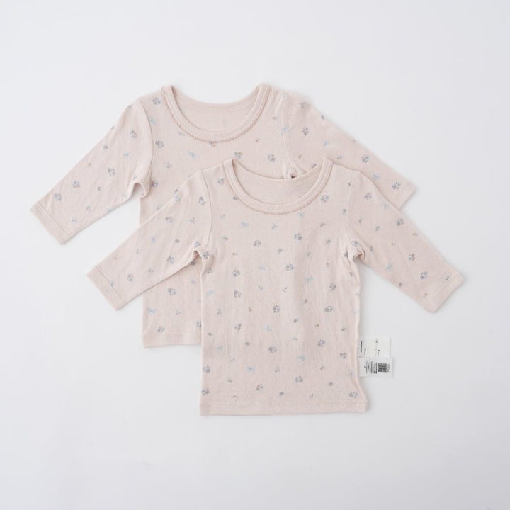肌着 あったか 長袖 Tシャツ 2枚セット