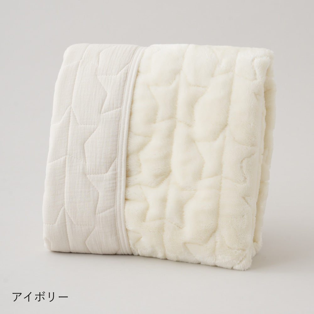 【保湿フランネル×ガーゼ】両面使える ベビー敷きパッド