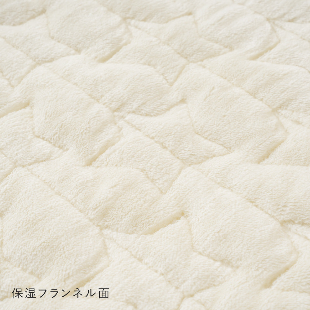 【保湿フランネル×ガーゼ】両面使える ベビー敷きパッド