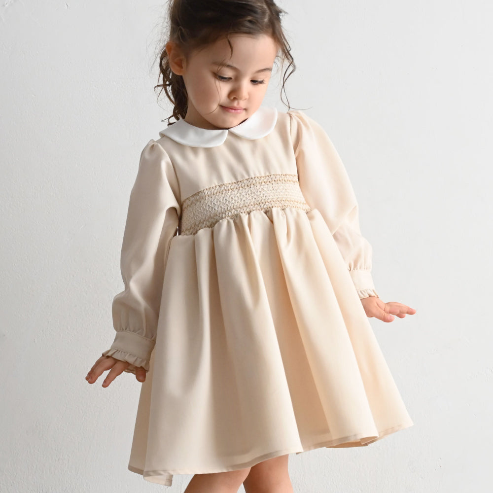 スモッキング ワンピース