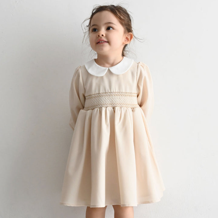 スモッキング ワンピース