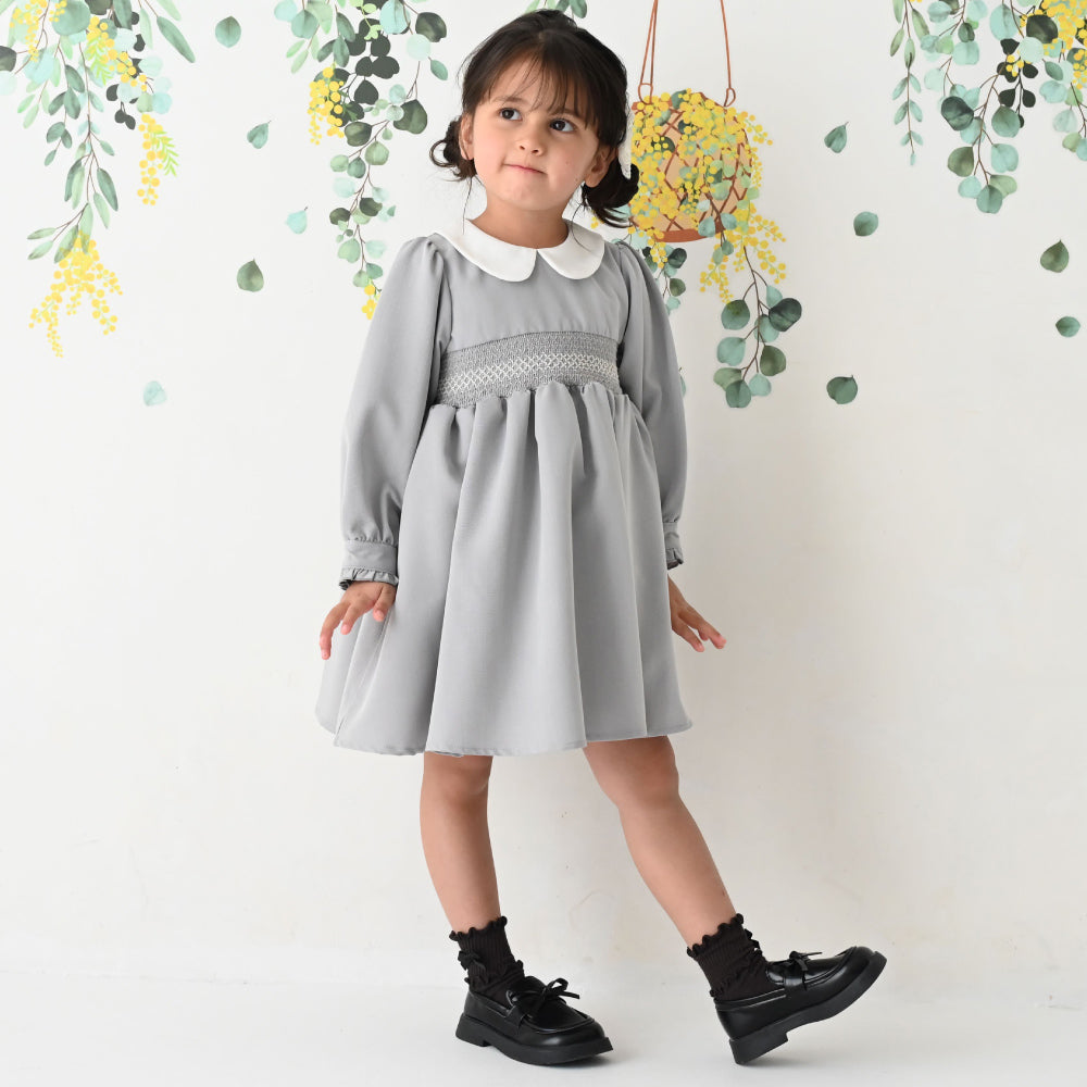 スモッキング ワンピース