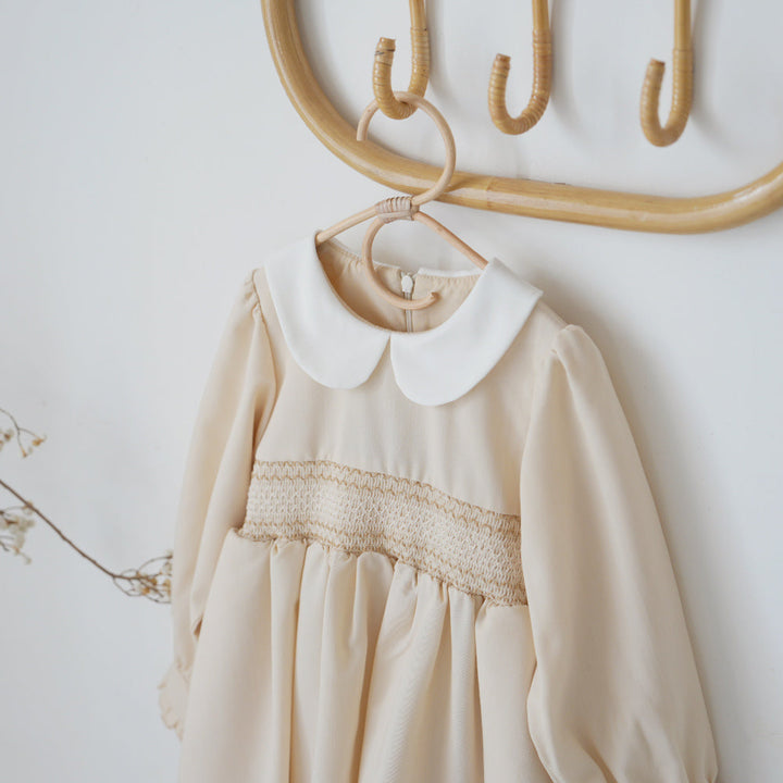 スモッキング ワンピース