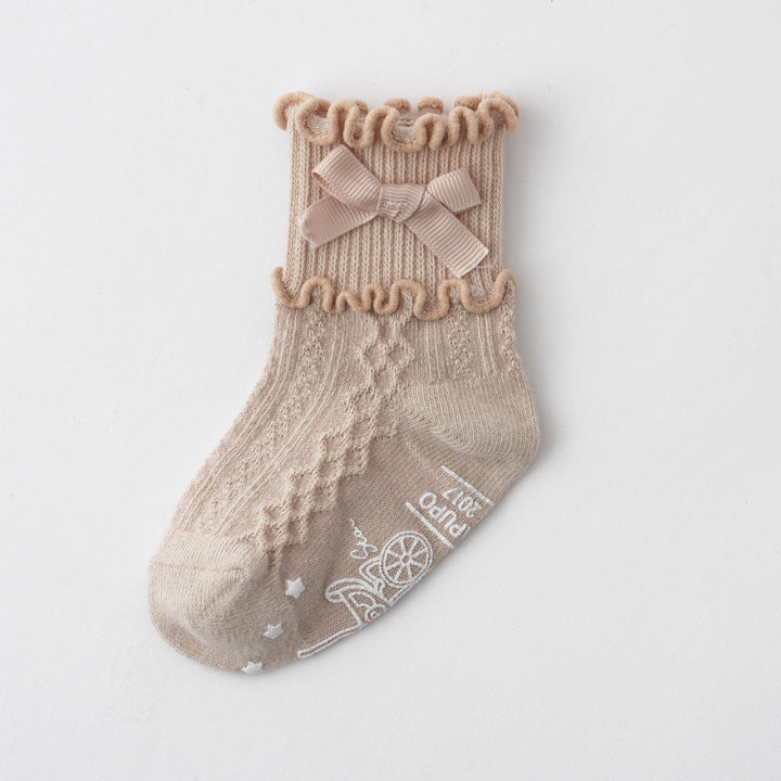 ベビー キッズ ソックス リボン メロウ