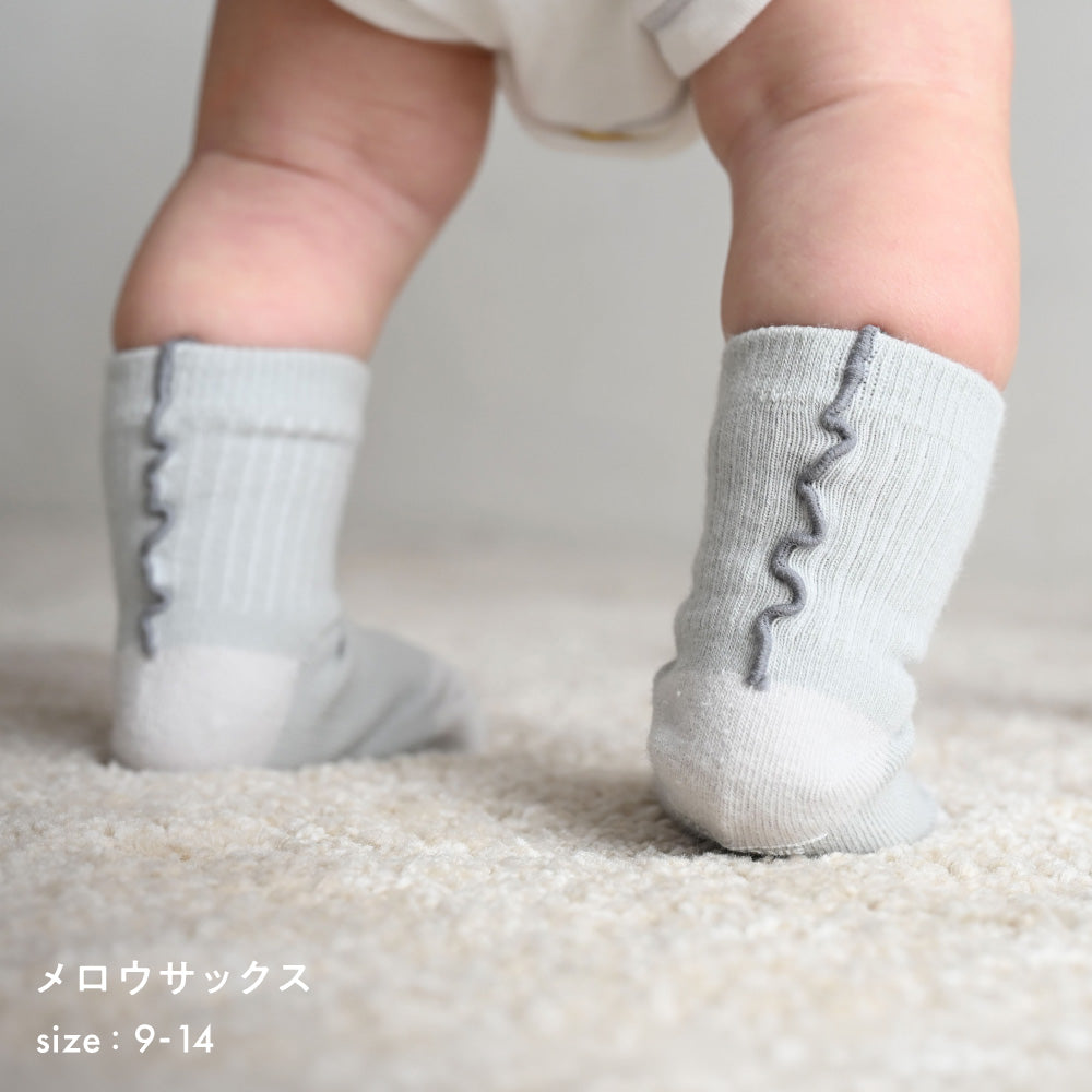ベビー キッズ ソックス リボン メロウ