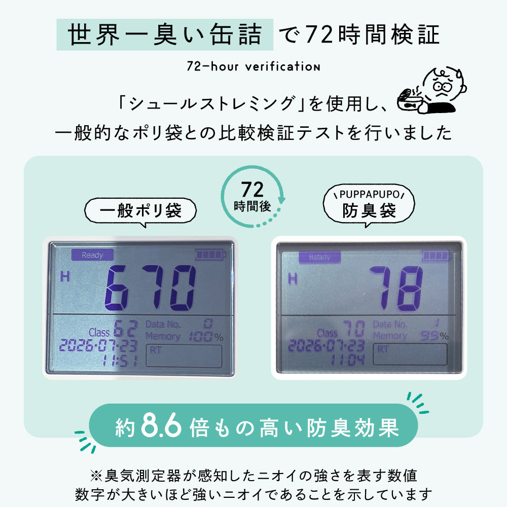 おむつが臭わない 防臭袋 マチ付き