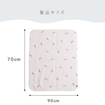 【名入れ刺繍商品】ベビーブランケット フランネル
