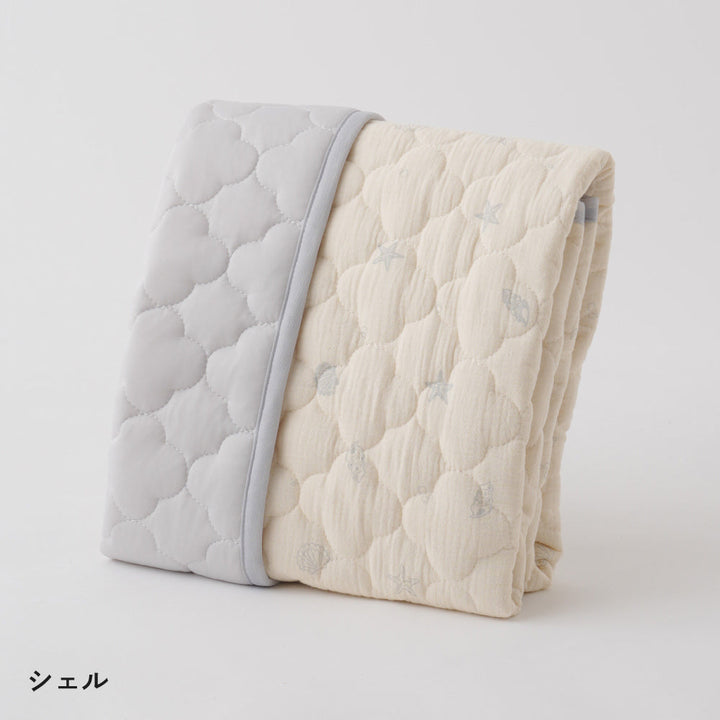 【冷感×オーガニックコットン】 ベビー敷きパッド リバーシブル