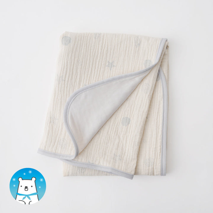 【冷感×オーガニックコットン】 ベビーケット リバーシブル 70×90cm