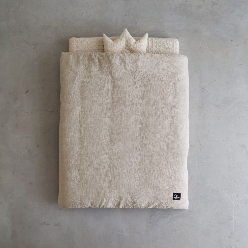 【新品未使用】ベビー布団5点セット　プッパプーポ プッパプーポ 洗える ベビー布団セット ミニサイズ 5点 【 クマ ウサギ