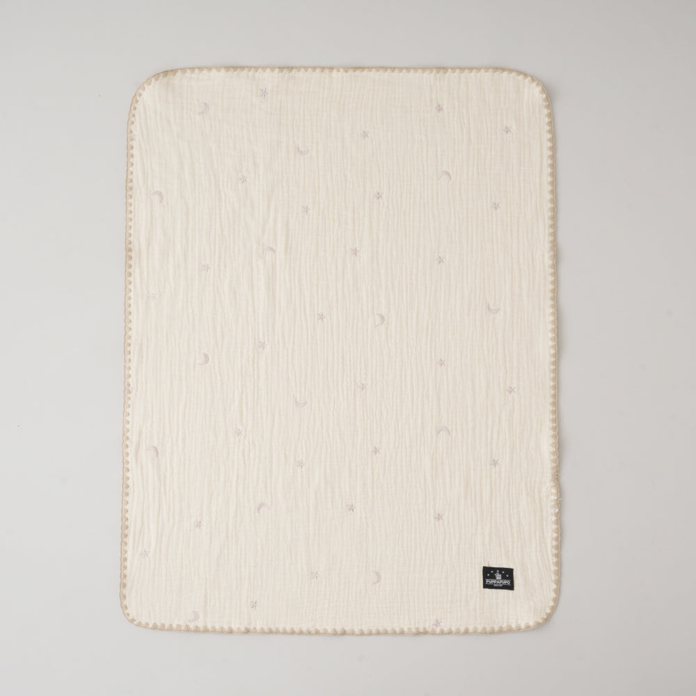 【名入れ刺繍商品】ベビーブランケット 6重ガーゼ