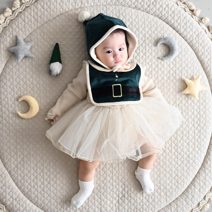 【クリスマス】 コスチューム スタイ ボンネット