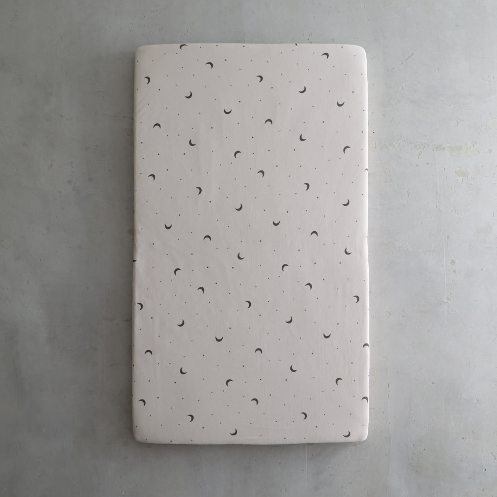 ベビーふとん フィッティングシーツ マチなし 天竺ニット