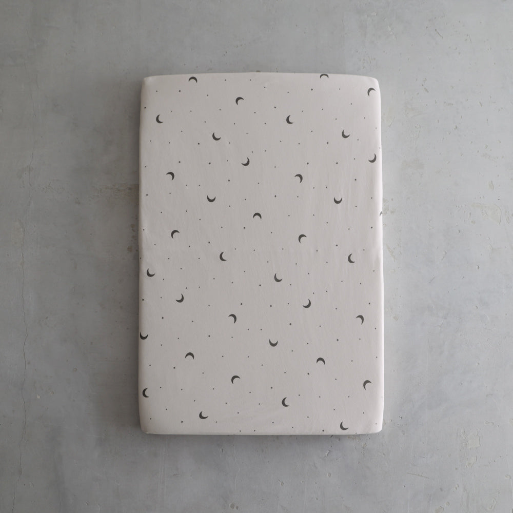 ベビーふとん フィッティングシーツ マチなし 天竺ニット