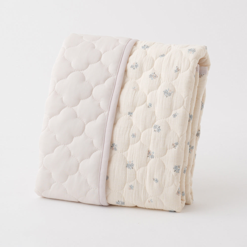 【冷感×オーガニックコットン】 ベビー敷きパッド リバーシブル