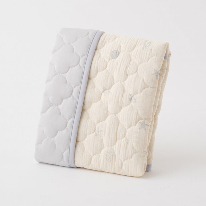 【冷感×オーガニックコットン】 ベビー敷きパッド リバーシブル