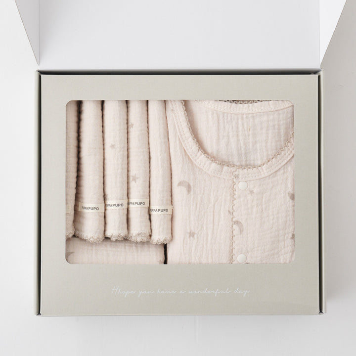 出産祝い 2重ガーゼ 4点セット